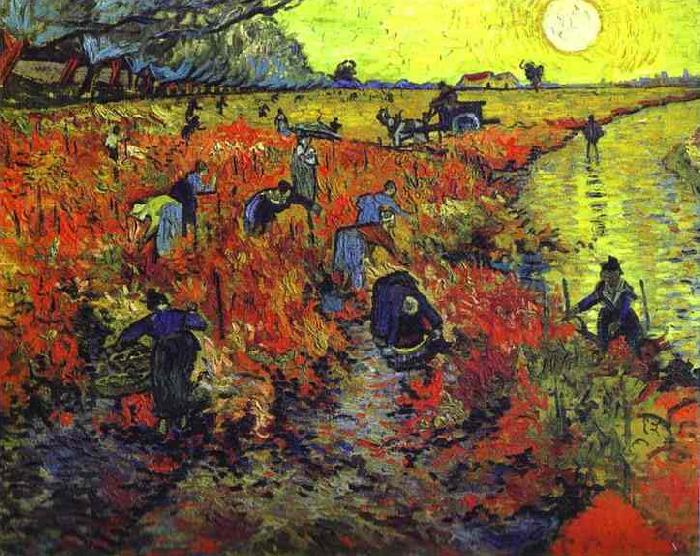 Vincent Van Gogh The Red Vineyard china oil painting image